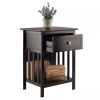 Marcel Accent Table Coffee Finish - Brown