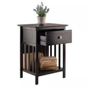 Marcel Accent Table Coffee Finish - Brown