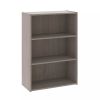 35.27" 3 Shelves Beginnings Bookcase Silver Sycamore - brown