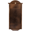Bedford Clock Collection George 22 inch Chestnut Brown Wood Chiming Vintage Pendulum Wall Clock - Bedford Clocks