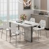 Modern Set of 4 Birds Nest Dining Side Chairs, Stackable Chairs with NonSlip Foot Pads for Indoor and Outdoor, White Silver - as Pic