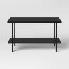 Wood and Metal Coffee Table - Room Essentials - Black