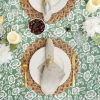 Outdoor Patio Table Decor Tablecloth with Zipper 60 Inch Round - As pic show - Style D