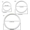 1pc Silicone Sealing Ring For Instant Pot; 3 Quart; 5 & 6 Quart; 8 Quart; Instant Pot Gasket; Replacement Rubber Seals - Transparent - 8qt