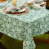 Outdoor Patio Table Decor Tablecloth with Zipper 60 Inch Round - As pic show - Style D