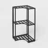 Small Space Storage Cabinet Black Metal - Brightroom - Black