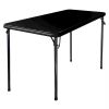 20" x 48" Folding Table Black - Plastic Dev Group - Blcak