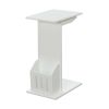 Designs2Go Abby Magazine C End Table - White