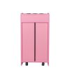 Locking Beauty Salon Storage Cabinet Hair Dryer Holder Stylist Equipment Drawer - as Pic
