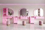 Locking Beauty Salon Storage Cabinet Hair Dryer Holder Stylist Equipment Drawer - as Pic