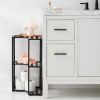 Small Space Storage Cabinet Black Metal - Brightroom - Black