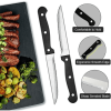 48-Pieces Silverware Set Stainless Steel Flatware Cutlery Utensil Set Spoons - Kosbon