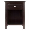 Marcel Accent Table Coffee Finish - Brown
