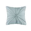 4 Piece Seersucker Quilt Set with Throw Pillow - as Pic