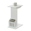 Designs2Go Abby Magazine C End Table - White