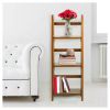 38" 3 Tier Folding Bookshelf - Honey