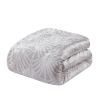5 Piece Crushed Velvet Comforter Set - as Pic