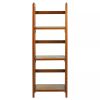 38" 3 Tier Folding Bookshelf - Honey