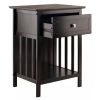 Marcel Accent Table Coffee Finish - Brown