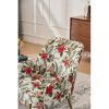Modern Mid Century Chair velvet Sherpa Armchair for Living Room Bedroom Office Easy Assemble - Velvet - White