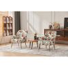 Modern Mid Century Chair velvet Sherpa Armchair for Living Room Bedroom Office Easy Assemble - Velvet - White