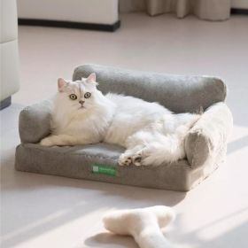 Mewoofun 6pcs Pet Couch Bed Fluffy Sofa Soft Washable Cat Mats Dog Furniture (style: QCP142)